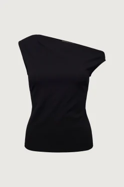 ASYMMETRIC OFF THE SHOULDER TANK