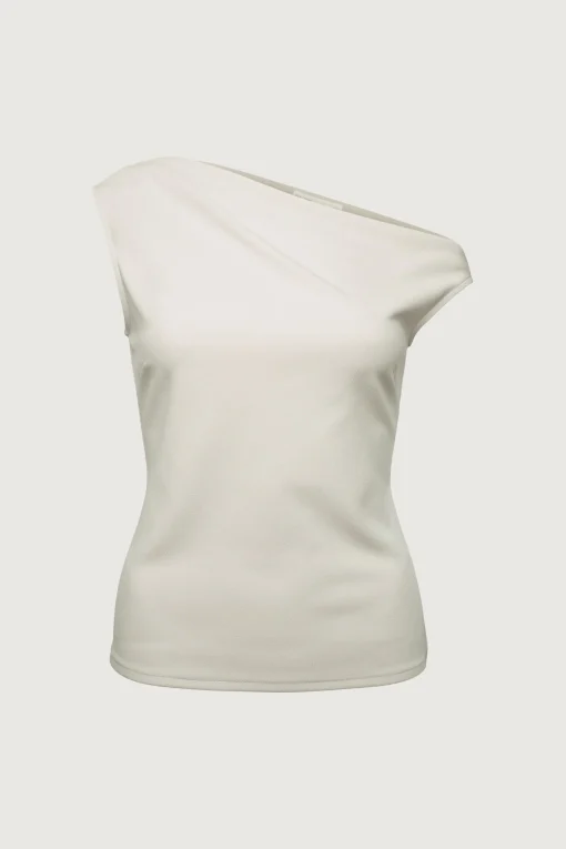 ASYMMETRIC OFF THE SHOULDER TANK