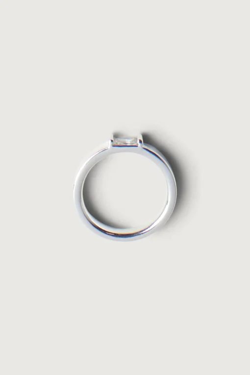 BAND WITH BAGUETTE ZIRCONIA