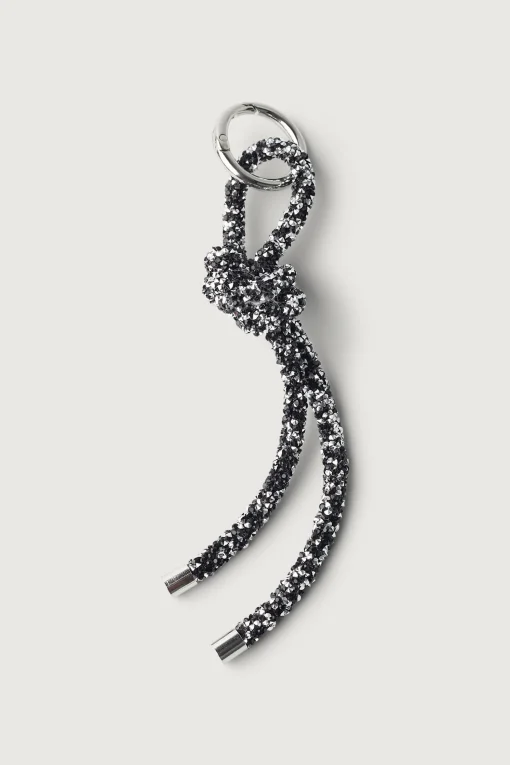 BEADED ROPE BAG CHARM