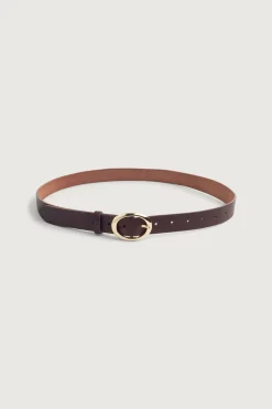 BELT WITH OVAL BUCKLE