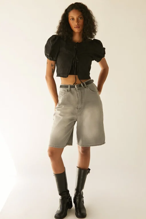 BERMUDA DENIM SHORTS