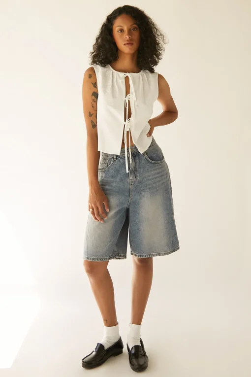 BERMUDA DENIM SHORTS