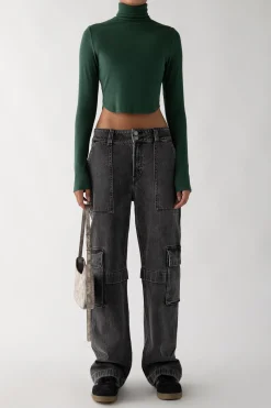 BLACK WASH CARGO JEAN