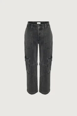 BLACK WASH CARGO JEAN