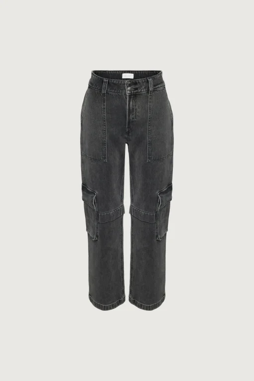 BLACK WASH CARGO JEAN