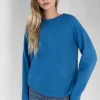 BLUE CREWNECK SWEATER