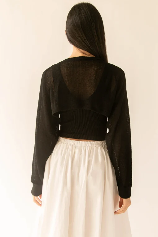 BOLERO WITH CLOSURE