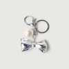 BOW AND PEARL BAG CHARM