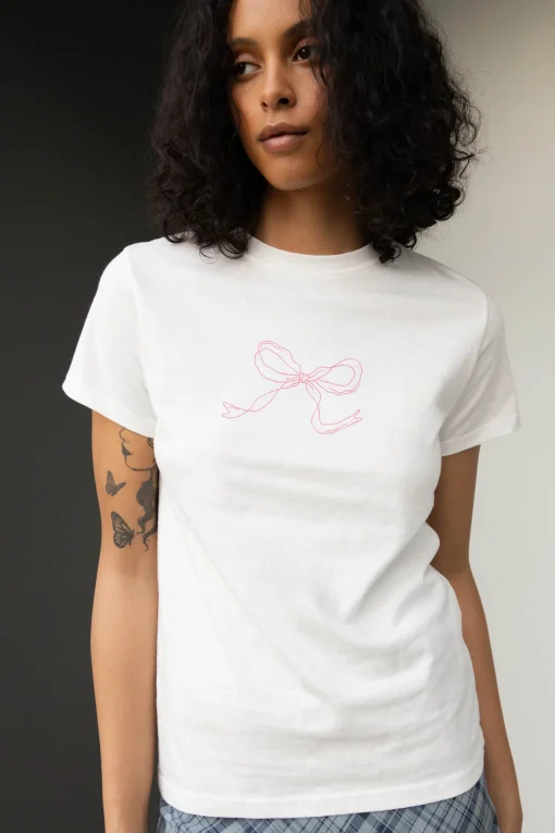 BOW GRAPHIC T-SHIRT