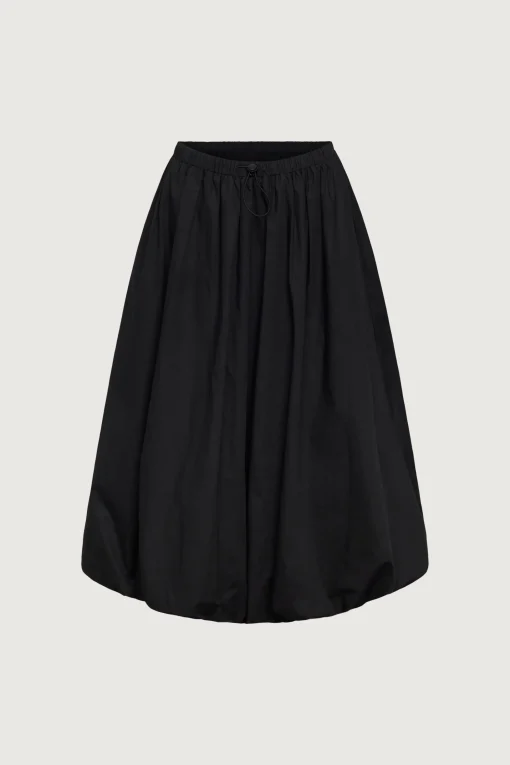 BUBBLE HEM MAXI SKIRT