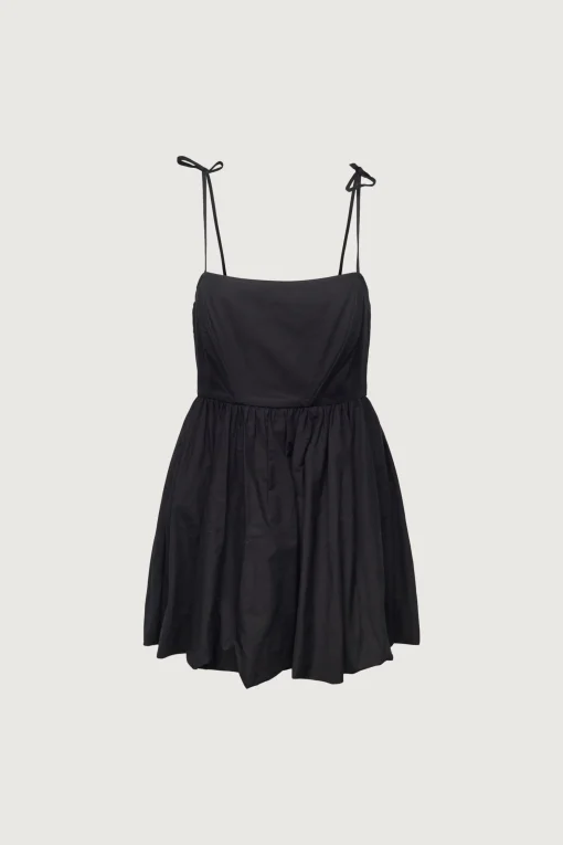 BUBBLE HEM MINI DRESS