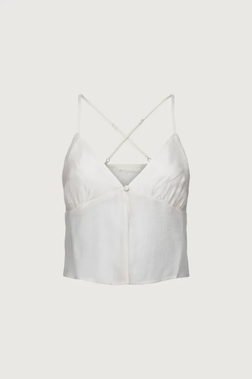 BUTTON FRONT CAMISOLE TANK