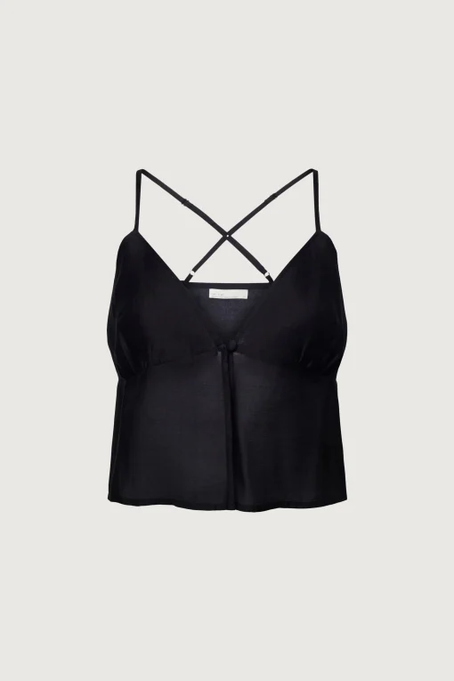 BUTTON FRONT CAMISOLE TANK