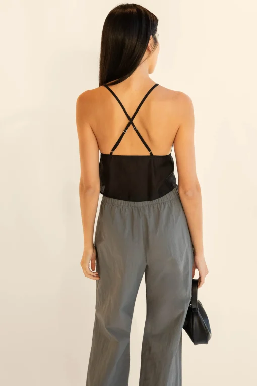 BUTTON FRONT CAMISOLE TANK