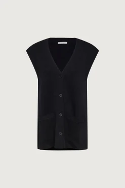 BUTTON FRONT SWEATER VEST