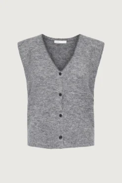 BUTTON FRONT SWEATER VEST