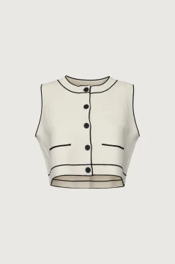 BUTTON UP SWEATER VEST