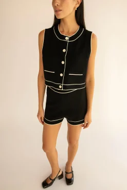 BUTTON UP SWEATER VEST