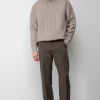 CABLE KNIT CREWNECK SWEATER