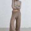 CABLE KNIT PANT