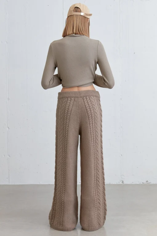 CABLE KNIT PANT