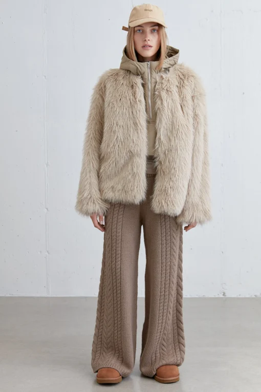 CABLE KNIT PANT