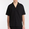 CAMP COLLAR SHORT SLEEVE SHIRT