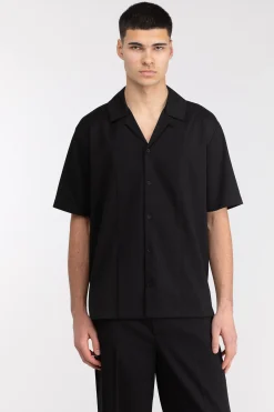 CAMP COLLAR SHORT SLEEVE SHIRT