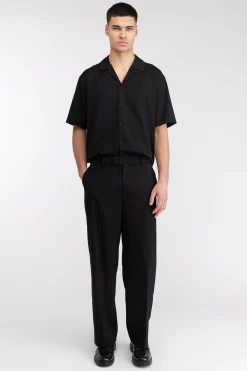 CAMP COLLAR SHORT SLEEVE SHIRT