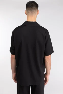 CAMP COLLAR SHORT SLEEVE SHIRT