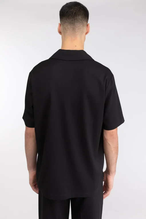 CAMP COLLAR SHORT SLEEVE SHIRT