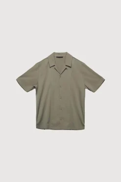 CAMP COLLAR SHORT SLEEVE SHIRT
