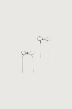 CHAIN BOW EARRING