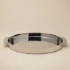 CHROME ROUND TRAY
