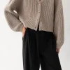 CHUNKY KNIT OVERSIZED CARDIGAN