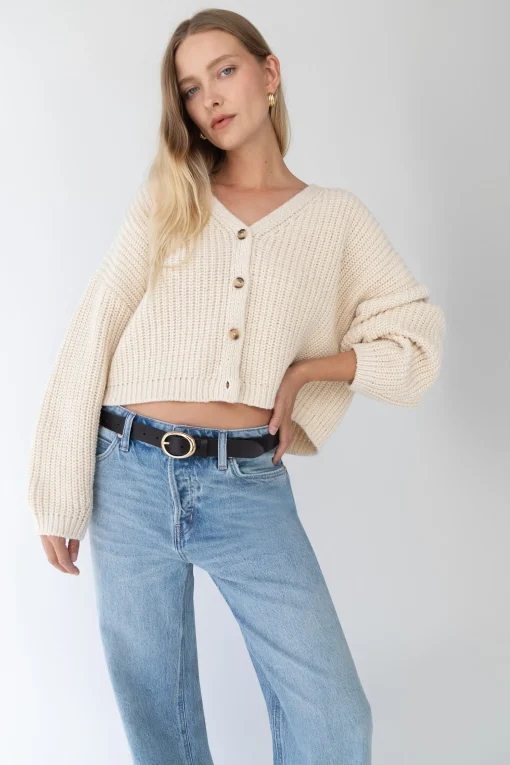 CHUNKY KNIT OVERSIZED CARDIGAN