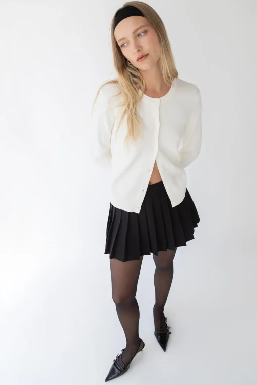 CLASSIC BUTTON FRONT CARDIGAN