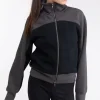 COLOUR BLOCK ZIP-UP JACKET