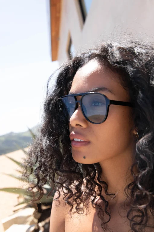 COLOURED LENS AVIATOR SUNGLASSES