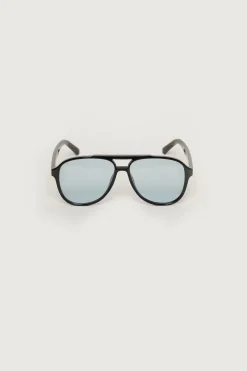 COLOURED LENS AVIATOR SUNGLASSES