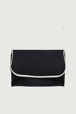CONTRAST DETAIL BIKINI TOP