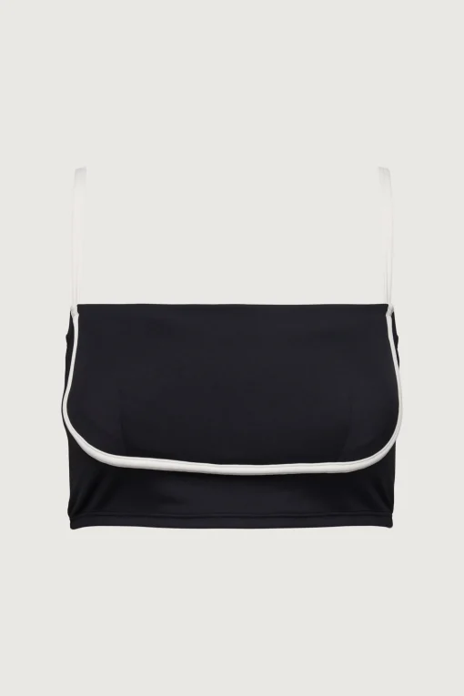 CONTRAST DETAIL BIKINI TOP