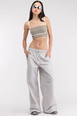 CONTRAST DETAIL BIKINI TOP