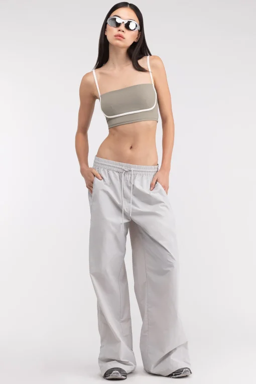 CONTRAST DETAIL BIKINI TOP