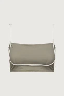 CONTRAST DETAIL BIKINI TOP