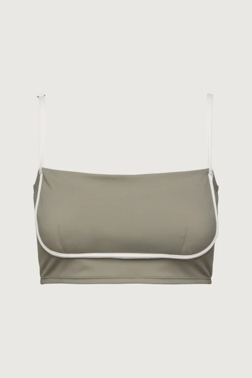 CONTRAST DETAIL BIKINI TOP