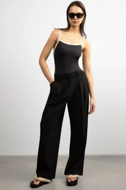 CONTRAST DETAIL ONE PIECE SWIMSUIT