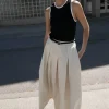 CONTRAST TRIM RACER BACK TANK TOP