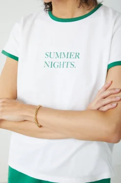 CONTRAST TRIM TEE